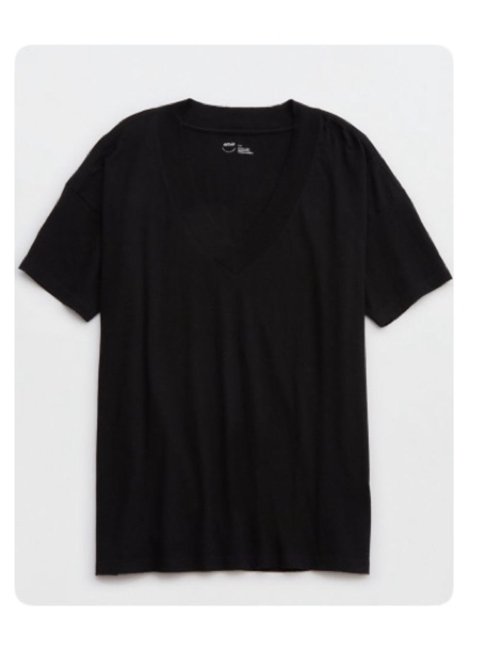 aerie Extreme V-Neck Oversized Boyfriend T-Shirt